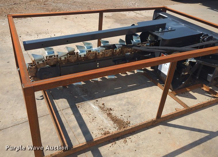 image for item KB9408 Wolverine TCR-12-48H  skid steer trencher
