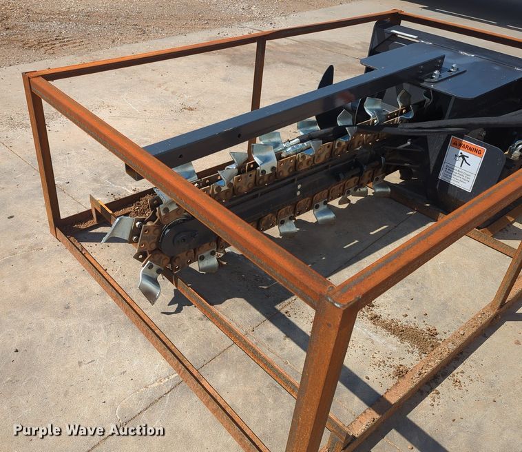 image for item KB9408 Wolverine TCR-12-48H  skid steer trencher