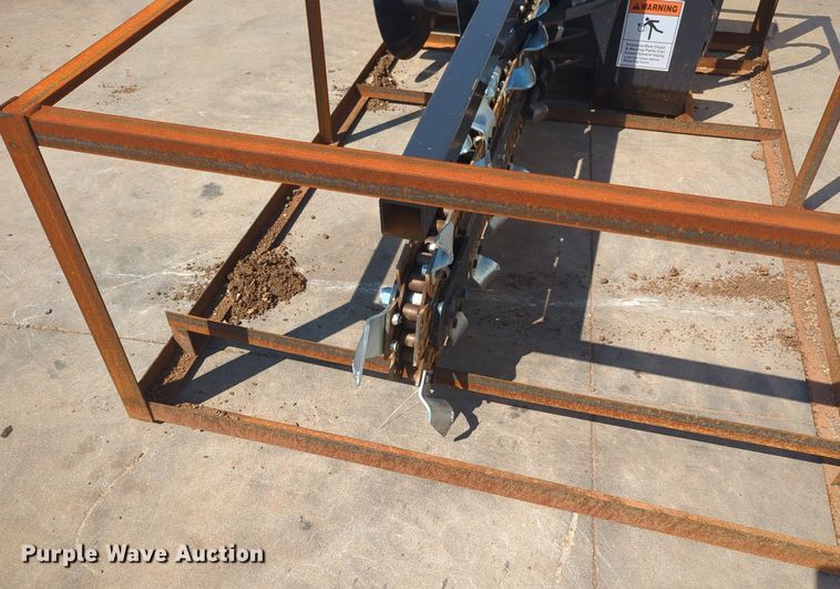 image for item KB9408 Wolverine TCR-12-48H  skid steer trencher