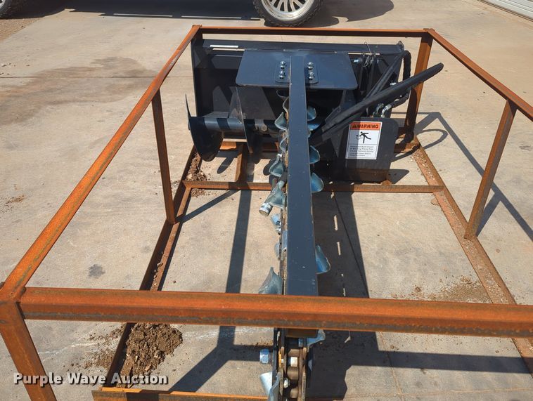 image for item KB9408 Wolverine TCR-12-48H  skid steer trencher