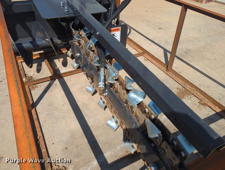 image for item KB9408 Wolverine TCR-12-48H  skid steer trencher