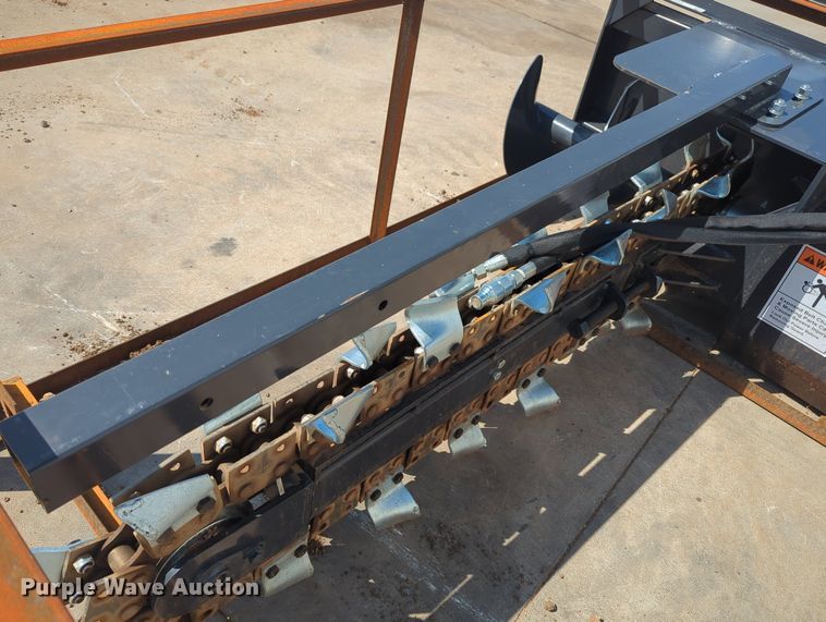 image for item KB9408 Wolverine TCR-12-48H  skid steer trencher
