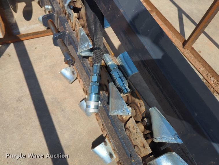 image for item KB9408 Wolverine TCR-12-48H  skid steer trencher