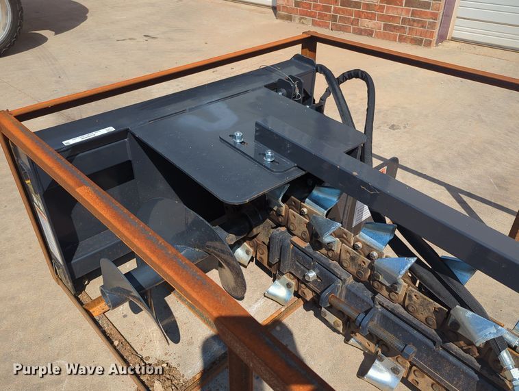 image for item KB9408 Wolverine TCR-12-48H  skid steer trencher