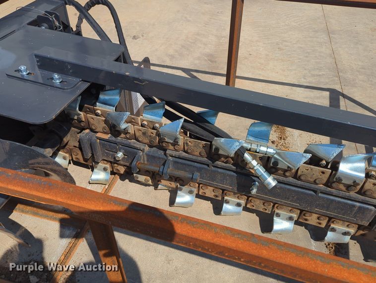 image for item KB9408 Wolverine TCR-12-48H  skid steer trencher