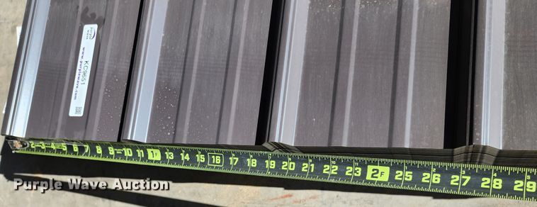image for item KC9651 (100) sheets of Doerkson Metal Components metal siding/roofing
