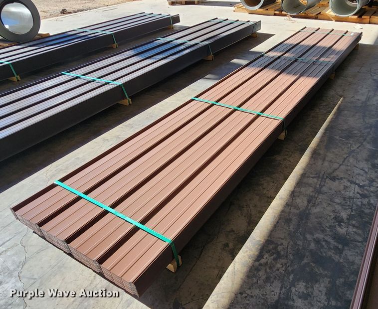 image for item KC9653 (141) sheets of Doerkson Metal Components metal siding/roofing