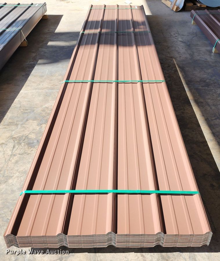 image for item KC9653 (141) sheets of Doerkson Metal Components metal siding/roofing