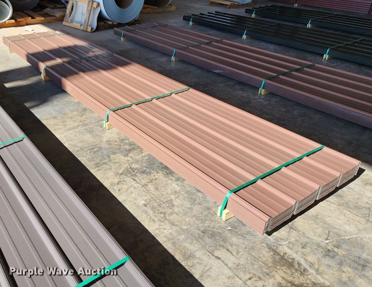 image for item KC9653 (141) sheets of Doerkson Metal Components metal siding/roofing