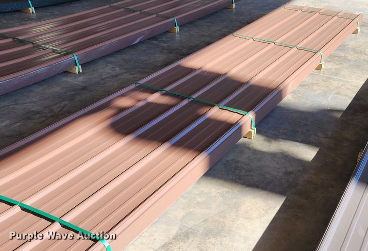 image for item KC9653 (141) sheets of Doerkson Metal Components metal siding/roofing