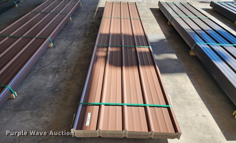 image for item KC9653 (141) sheets of Doerkson Metal Components metal siding/roofing