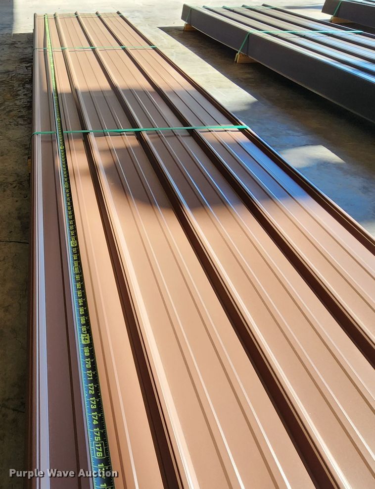 image for item KC9653 (141) sheets of Doerkson Metal Components metal siding/roofing