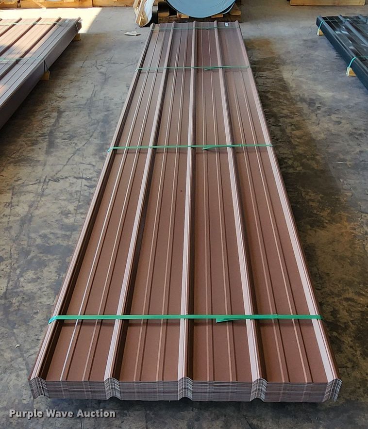 image for item KC9654 (142) sheets of Doerkson Metal Components metal siding/roofing