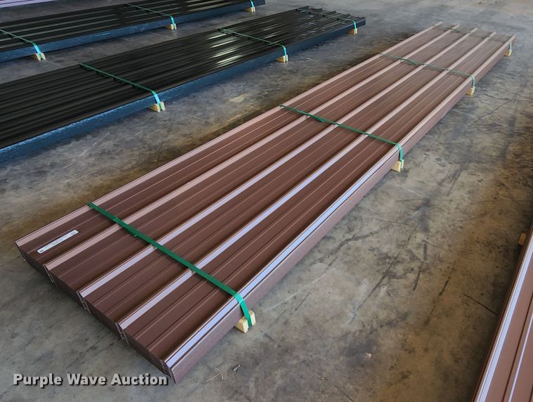 image for item KC9654 (142) sheets of Doerkson Metal Components metal siding/roofing