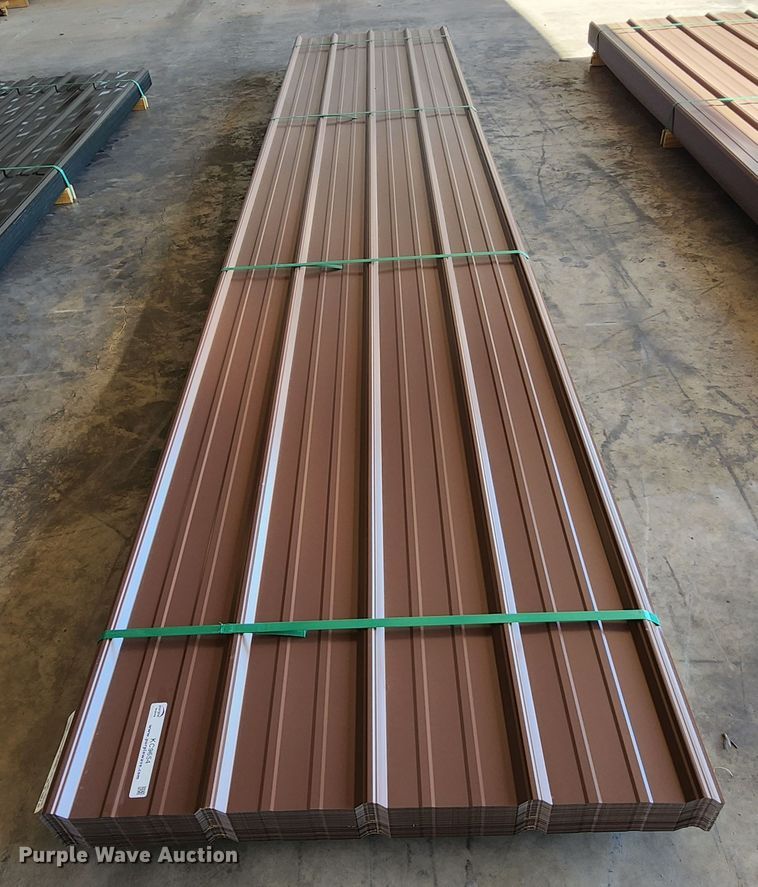 image for item KC9654 (142) sheets of Doerkson Metal Components metal siding/roofing