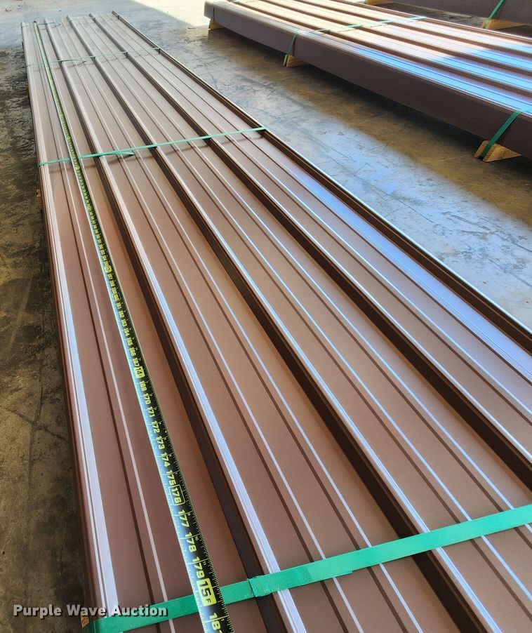 image for item KC9654 (142) sheets of Doerkson Metal Components metal siding/roofing