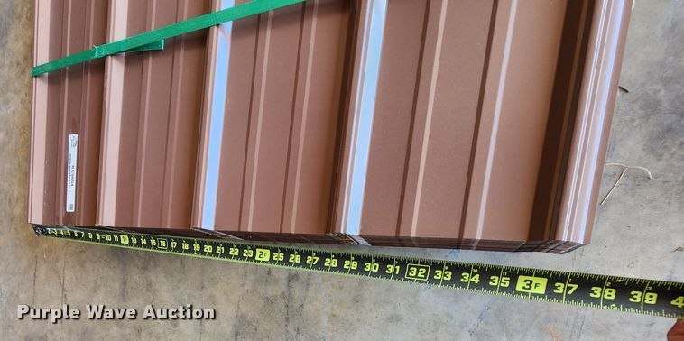 image for item KC9654 (142) sheets of Doerkson Metal Components metal siding/roofing