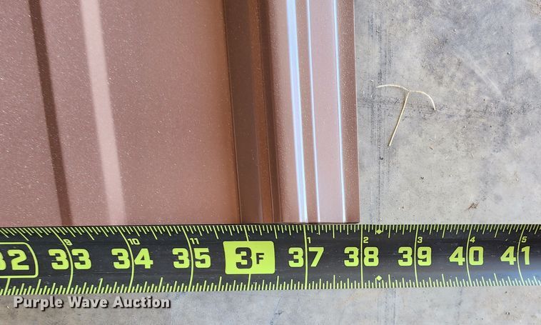 image for item KC9654 (142) sheets of Doerkson Metal Components metal siding/roofing