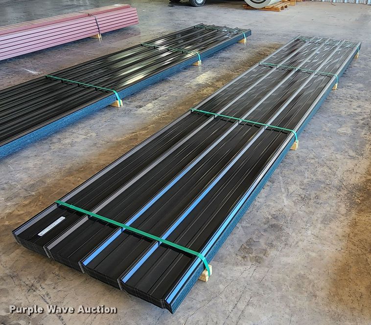 image for item KC9655 (119) sheets of Doerkson Metal Components metal siding/roofing