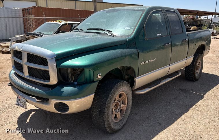 image for item KM9806 2003 Dodge Ram 2500  Quad Cab pickup truck