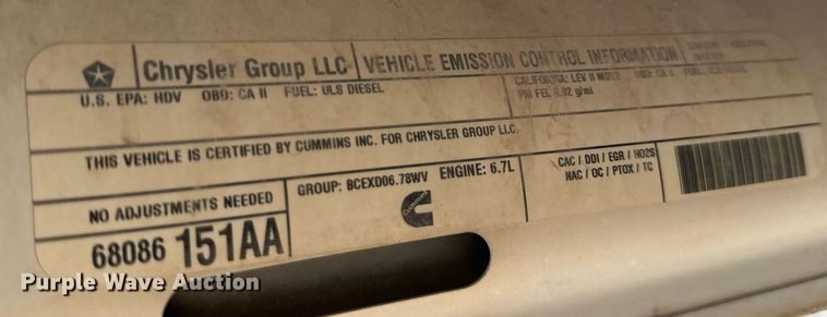 image for item KM9807 2011 Dodge Ram 3500HD  Crew Cab pickup truck