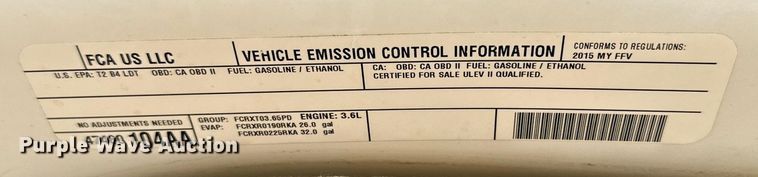 image for item KM9810 2015 Dodge Ram 1500  Quad Cab pickup truck