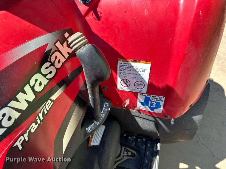 image for item KM9813 2001 Kawasaki Prairie  ATV