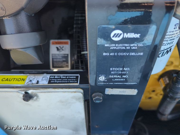 image for item KW9056 Miller Big 40  welder/generator