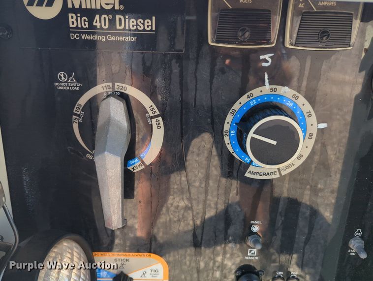 image for item KW9056 Miller Big 40  welder/generator