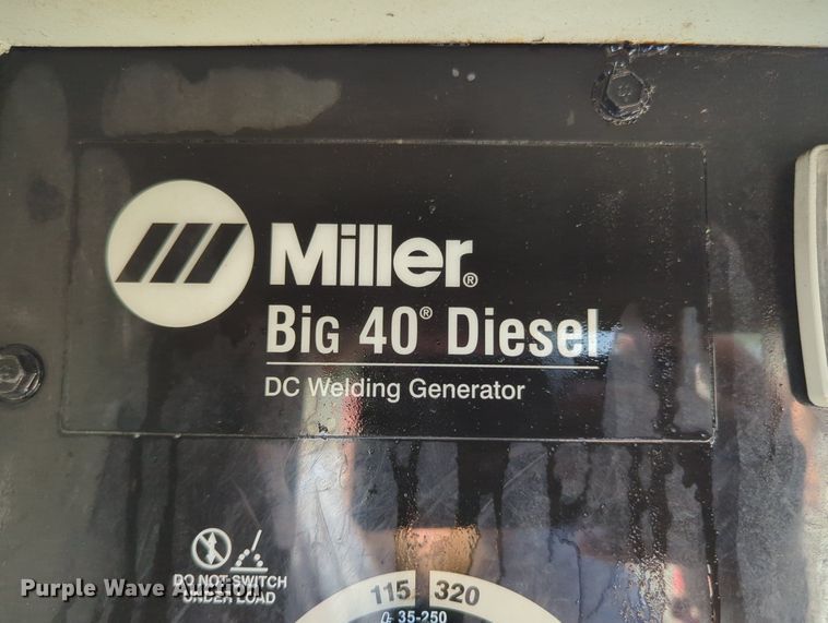image for item KW9056 Miller Big 40  welder/generator