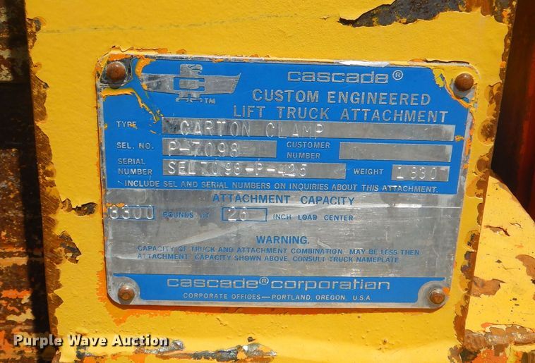 image for item KW9070 Toyota 5FGC30  forklift