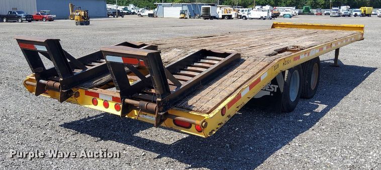 image for item KW9074 1998 Redi Haul R25210PFE  equipment trailer