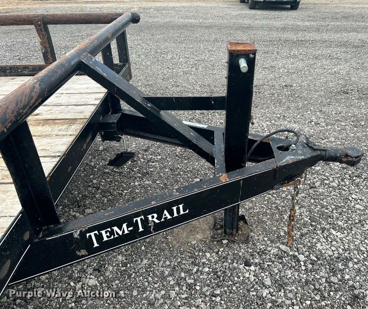 image for item KW9131 2017 Tem-Trail  utility trailer