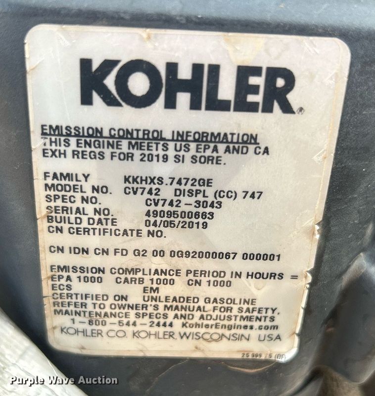 image for item LE9772 Hustler  ZTR lawn mower