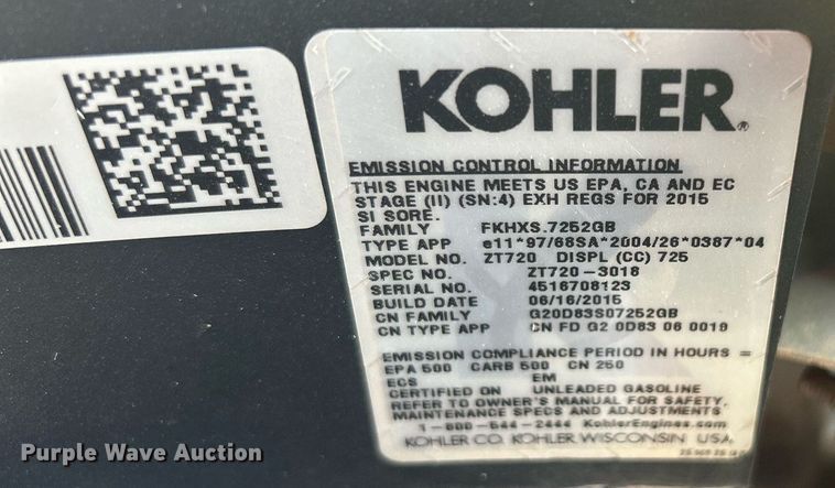 image for item LE9773 Toro ZX Series  ZTR lawn mower