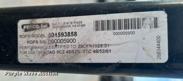 image for item LE9774 Scag Tiger Cat  ZTR lawn mower