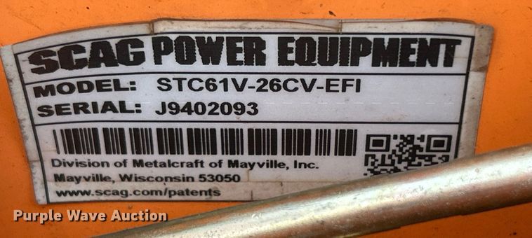 image for item LE9776 Scag Tiger Cat  ZTR lawn mower