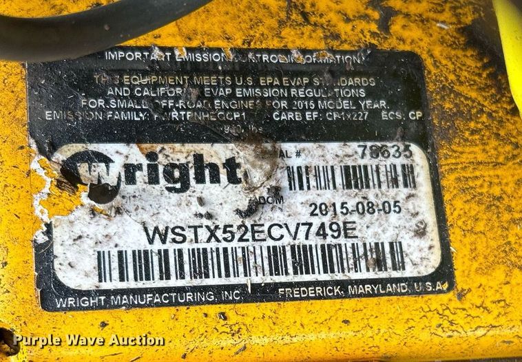 image for item LE9777 Wright Stander X  ZTR lawn mower