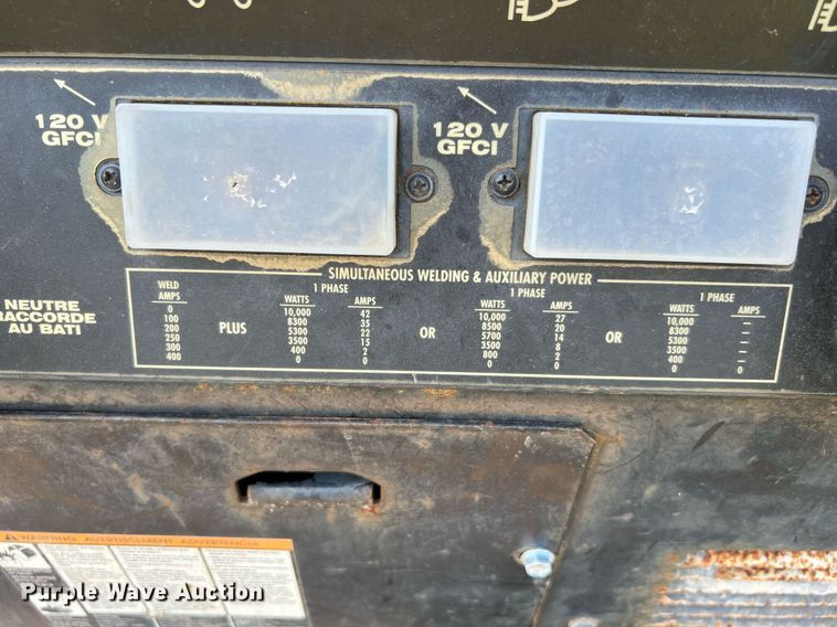 image for item LF9425 2017 Lincoln Electric Vantage 300  welder/generator