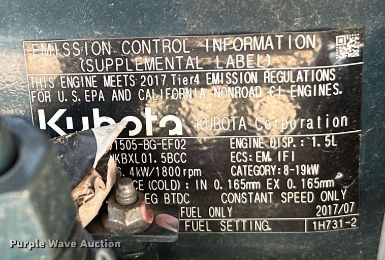 image for item LF9427 2017 Lincoln Electric Vantage 300  welder/generator