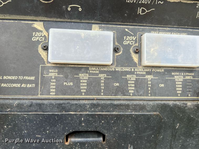 image for item LF9429 2017 Lincoln Electric Vantage 300  welder/generator