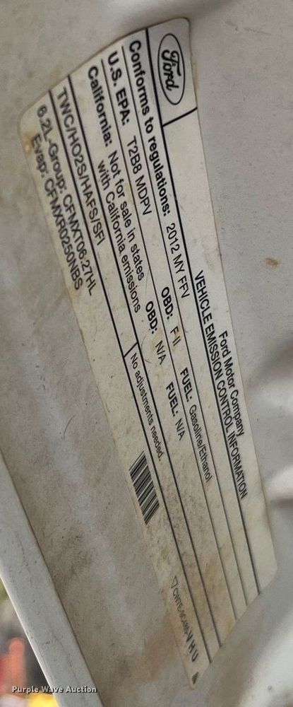 image for item LF9438 2012 Ford F250 Super Duty  SuperCab pickup truck