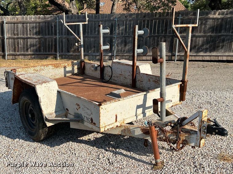 image for item LF9440 Shop built  utility trailer