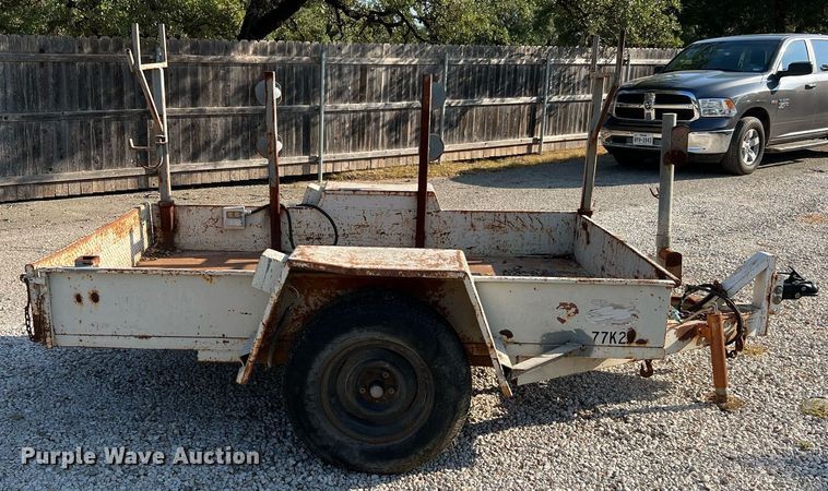 image for item LF9440 Shop built  utility trailer