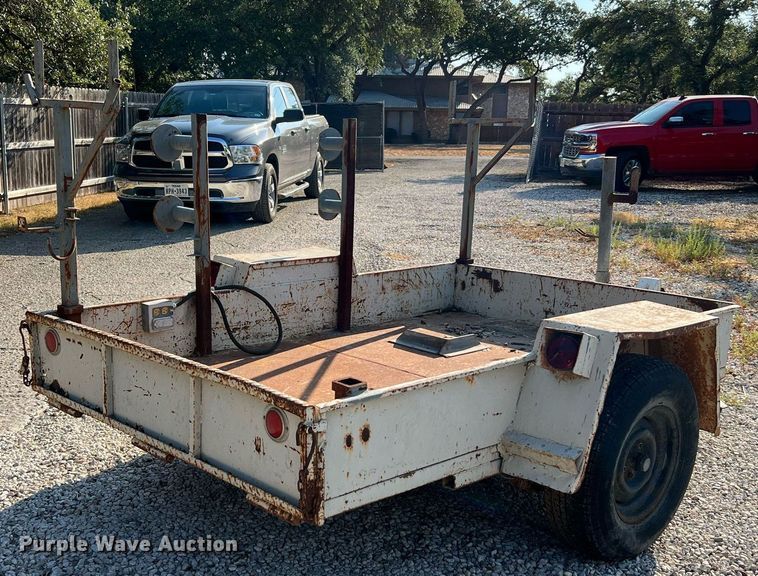 image for item LF9440 Shop built  utility trailer