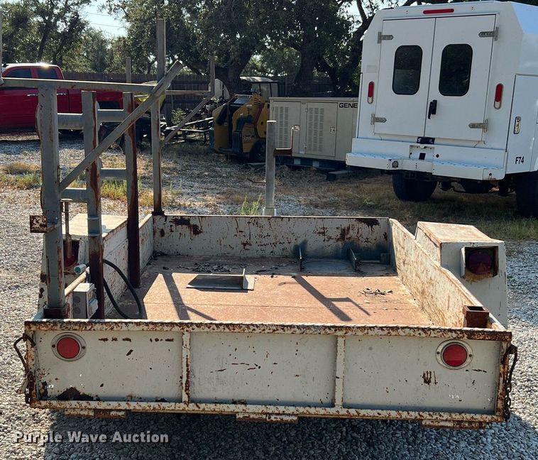 image for item LF9440 Shop built  utility trailer