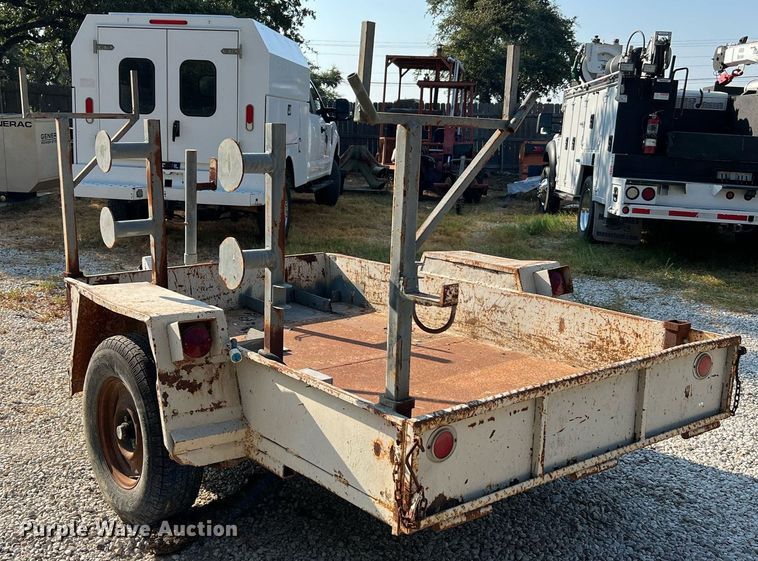 image for item LF9440 Shop built  utility trailer