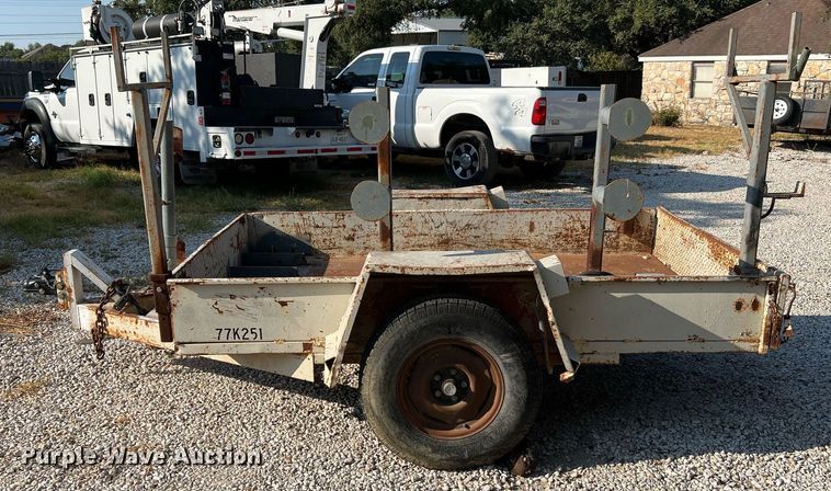 image for item LF9440 Shop built  utility trailer