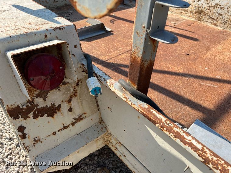 image for item LF9440 Shop built  utility trailer