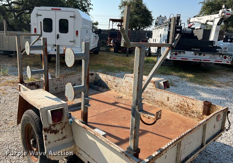 image for item LF9440 Shop built  utility trailer